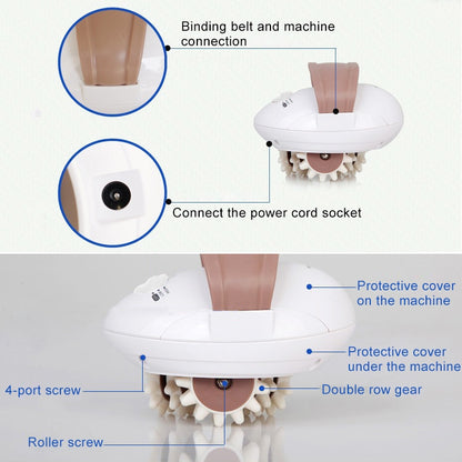 3D Mini Full Body Slimming Massager Roller Electric Slimmer Loss Weight Device, EU Plug - Shello's Creative Boutique