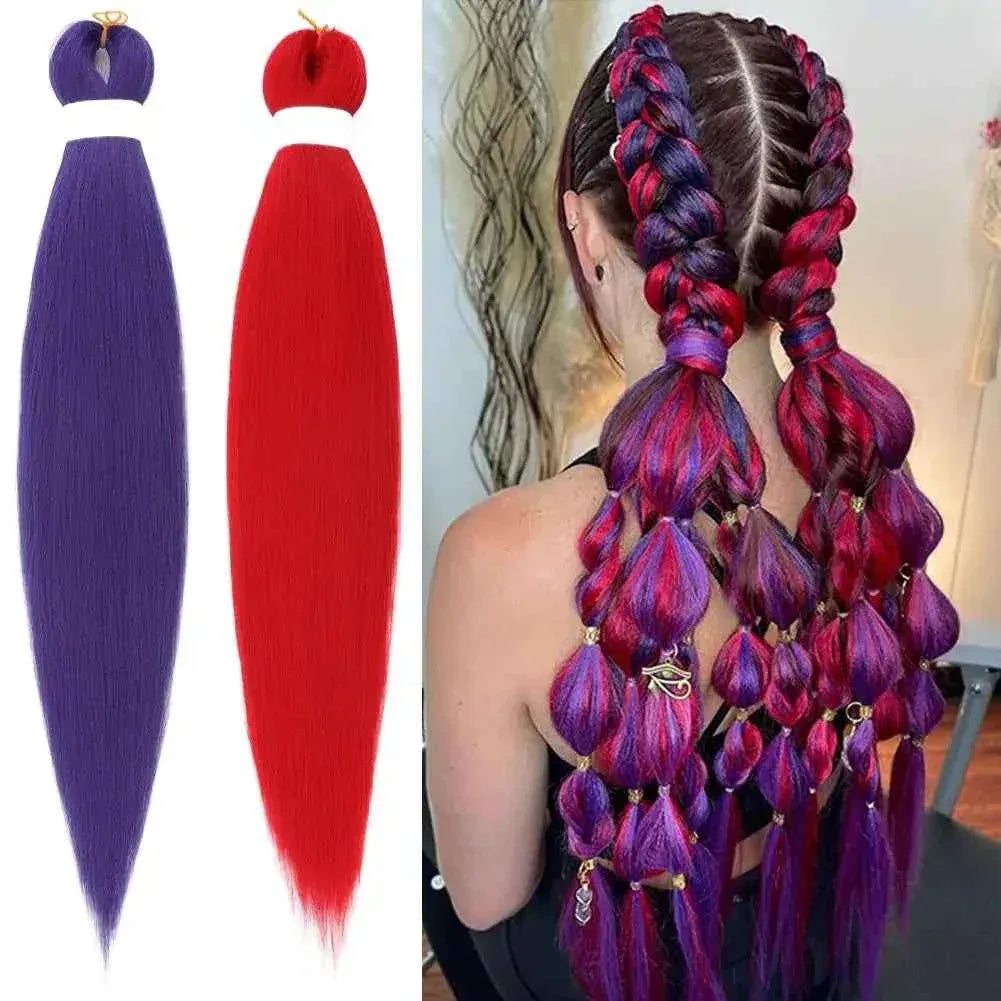 Pre-Stretched Braiding Hair 26" - Jumbo Braids Synthetic Hair for Crochet & Box Braids - Shello's Creative Boutique