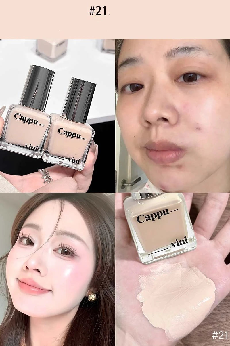 Liquid Foundation Concealer Cream Oil Control Long Lasting Moisturizing Brighten Full Coverage Black Eyes Acne Makeup Cosmetics