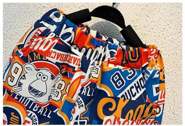 Children's Clothing Set Spring and Autumn Fashion 2024 Boys' Baby Jacket Pants Children's Fashionable Casual Two Piece Set Shello's Creative Boutique