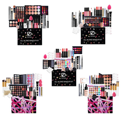 Professional Makeup Set Full Makeup Kit Eye Shadow Blush Foundation Face Powder Makeup Case Korean Cosmetic Christmas Gifts - Shello's Creative Boutique