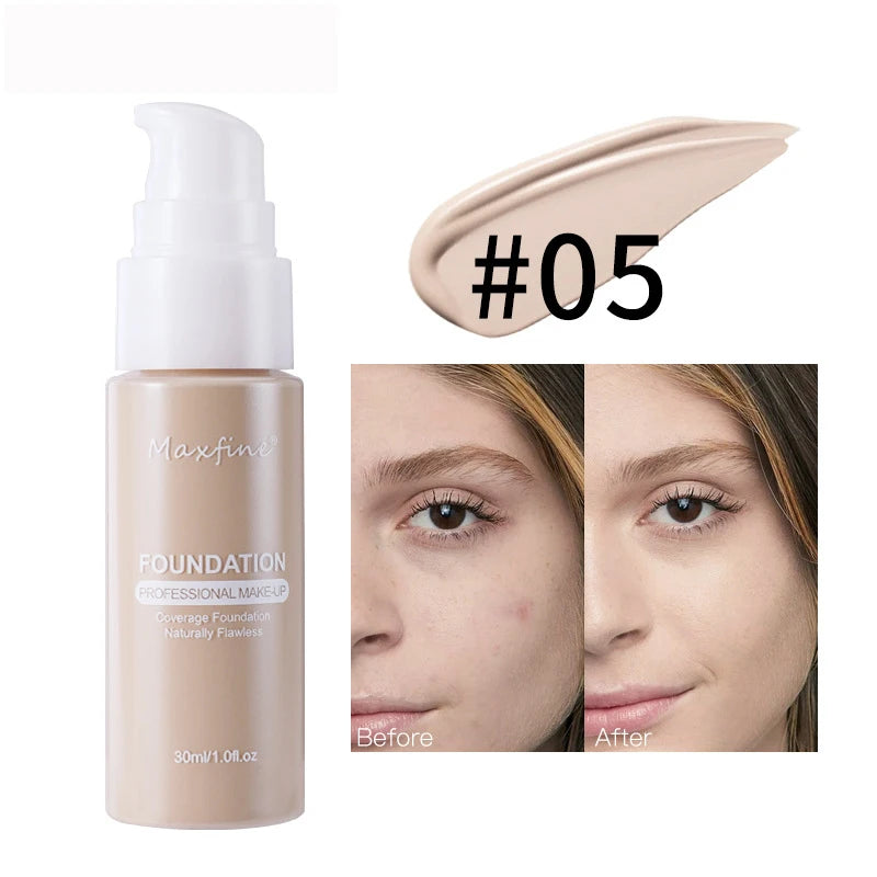 Liquid Foundation – 12 Numbered Options