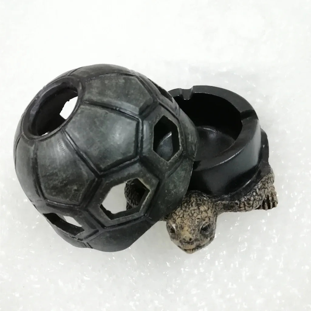 Turtle Outdoor Ashtray – Windproof Cigarette Ash Tray for Home & Office