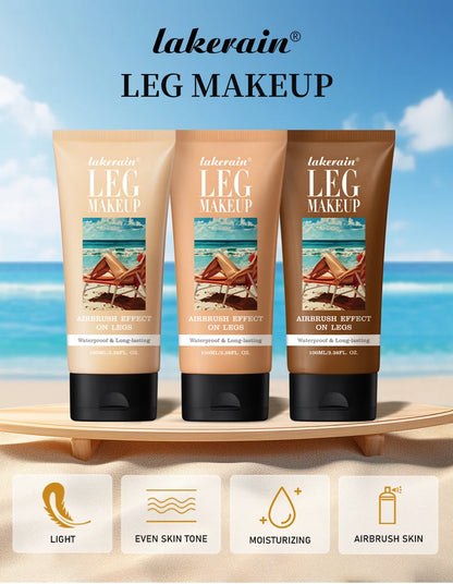 100ml Leg Makeup Long-lasting Waterproof And Anti-Transfer Concealer Even Skin Tone Wheat Tan Brown Liquid Foundation - Shello's Creative Boutique