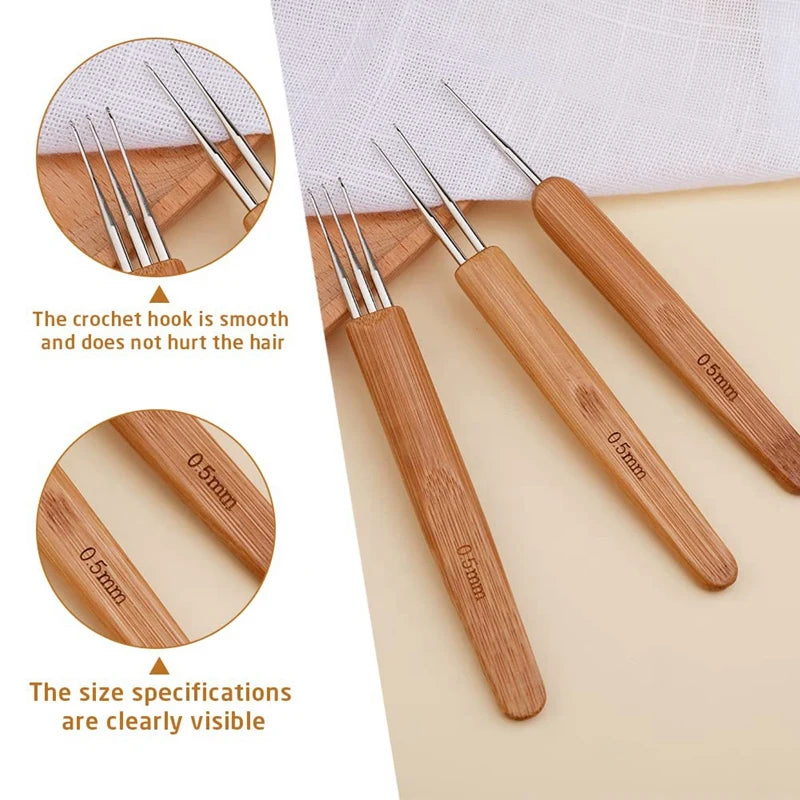 Dreadlock Crochet Hook Dreadlock Crochet Hook Tool Crochet Needle For Hair Braiding - Shello's Creative Boutique