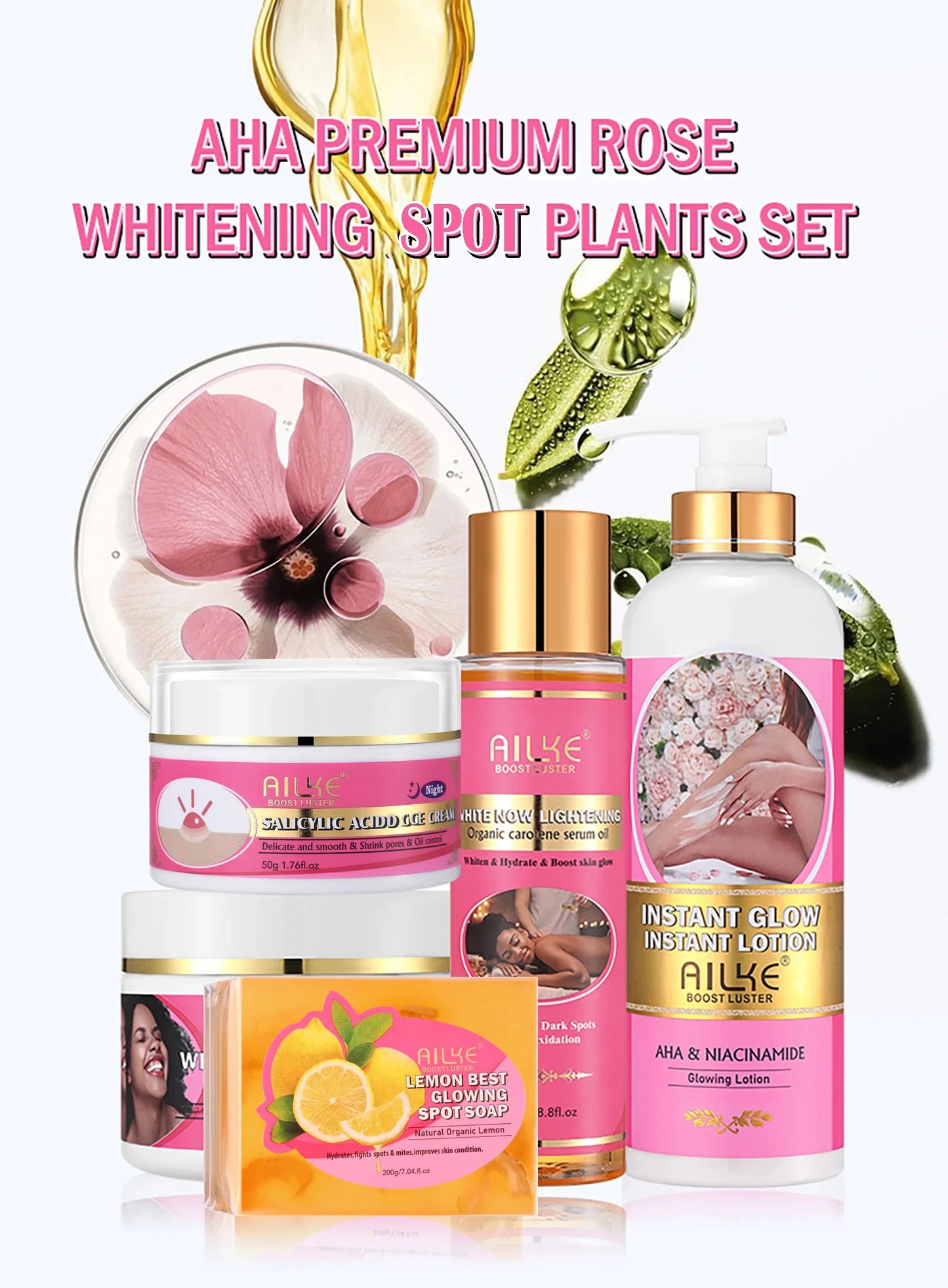 AILKE Women Skin Glowing Body Lotion, Moisturizing, Brightening, Nourishing, Smoothing Skin Cream, With Niacinamide - Shello's Creative Boutique