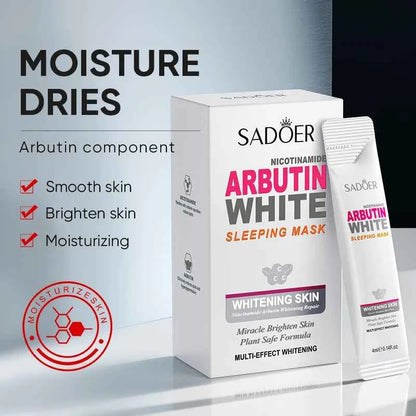 20pcs/box SADOER Sleeping Facial Masks Face Moisturizing Hydrating Anti-aging Whitening Anti Wrinkles Face Mask Facial Skin Care