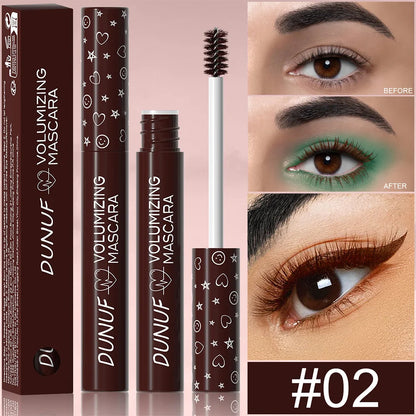 Colorful Curling Mascara Waterproof Fast Drying Eyelashes Extension Multicolor Lashes Makeup Lasting Waterproof White Mascara - Shello's Creative Boutique