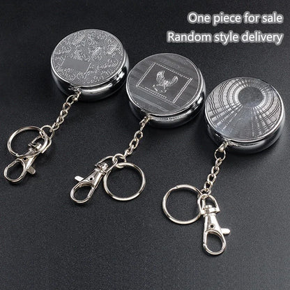 Mini Portable Stainless Steel Ashtray With Lid – Pocket & Car Ashtray for Travel