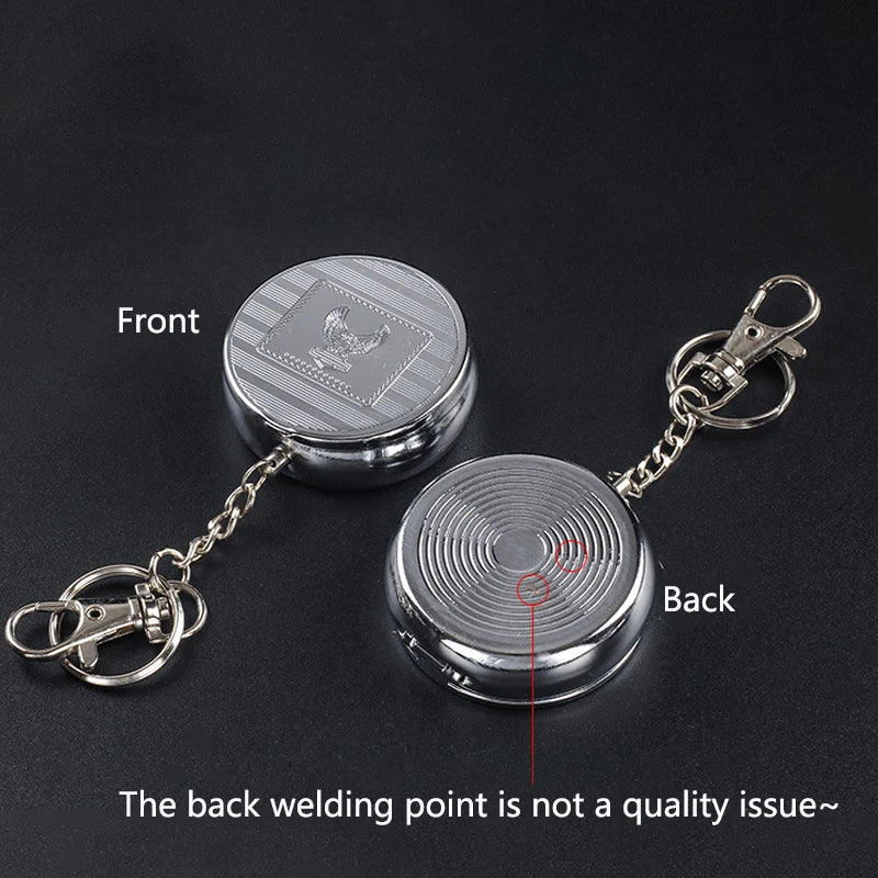 Mini Portable Stainless Steel Ashtray With Lid – Pocket & Car Ashtray for Travel
