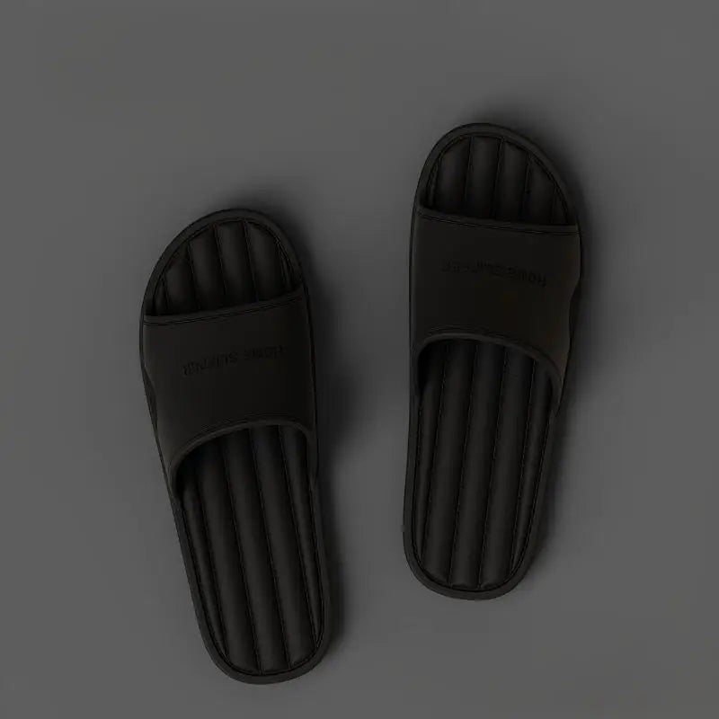 Men's Summer Indoor Slippers - Non-Slip Bathroom & Home Couple Slides with Soft Bottom - Shello's Creative Boutique