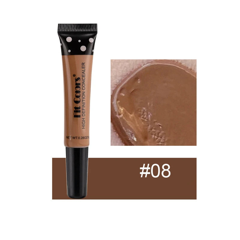 Nude Makeup Facial Foundation Waterproof Cover Blemish Base Fluid Concealer Oil Control Lasting Brighten Skin BB Cream Cosmetics - Shello's Creative Boutique