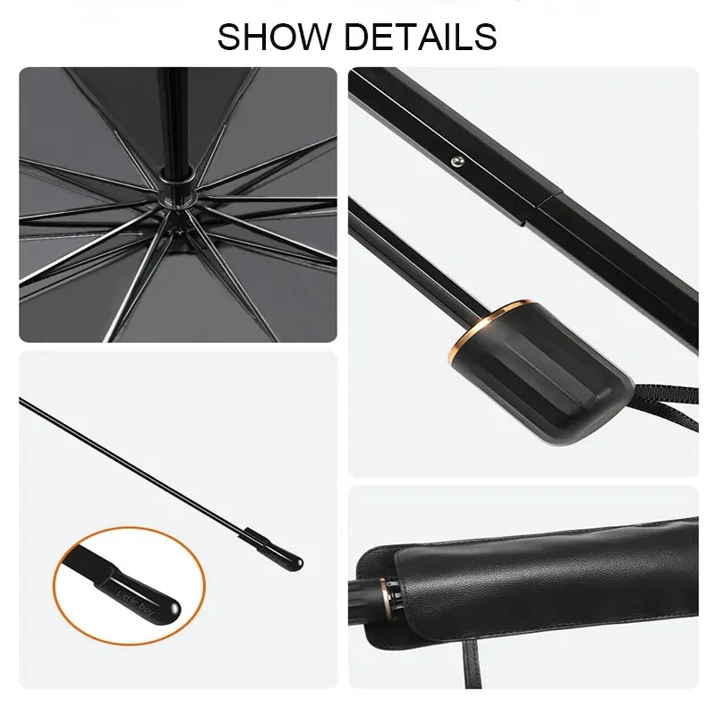 Foldable Car Windshield Sunshade Parasol – Heat Insulation Front Sun Shade for Summer