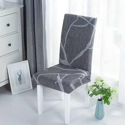 Dining Chair Covers Set - Elastic Stretch Slipcovers - Shello's Creative Boutique
