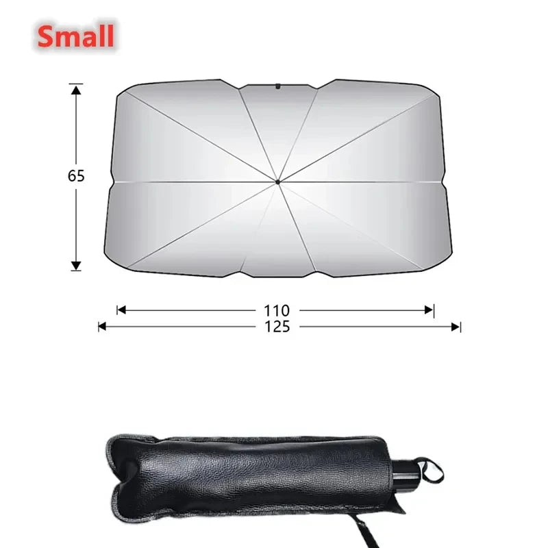 Foldable Car Windshield Sunshade Parasol – Heat Insulation Front Sun Shade for Summer