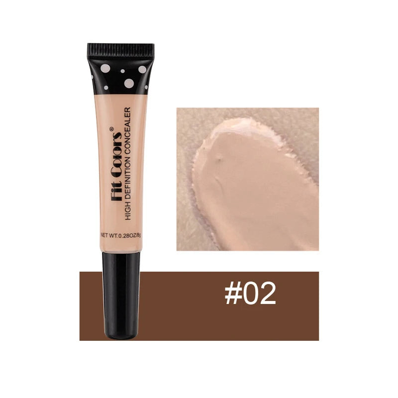 Nude Makeup Facial Foundation Waterproof Cover Blemish Base Fluid Concealer Oil Control Lasting Brighten Skin BB Cream Cosmetics - Shello's Creative Boutique