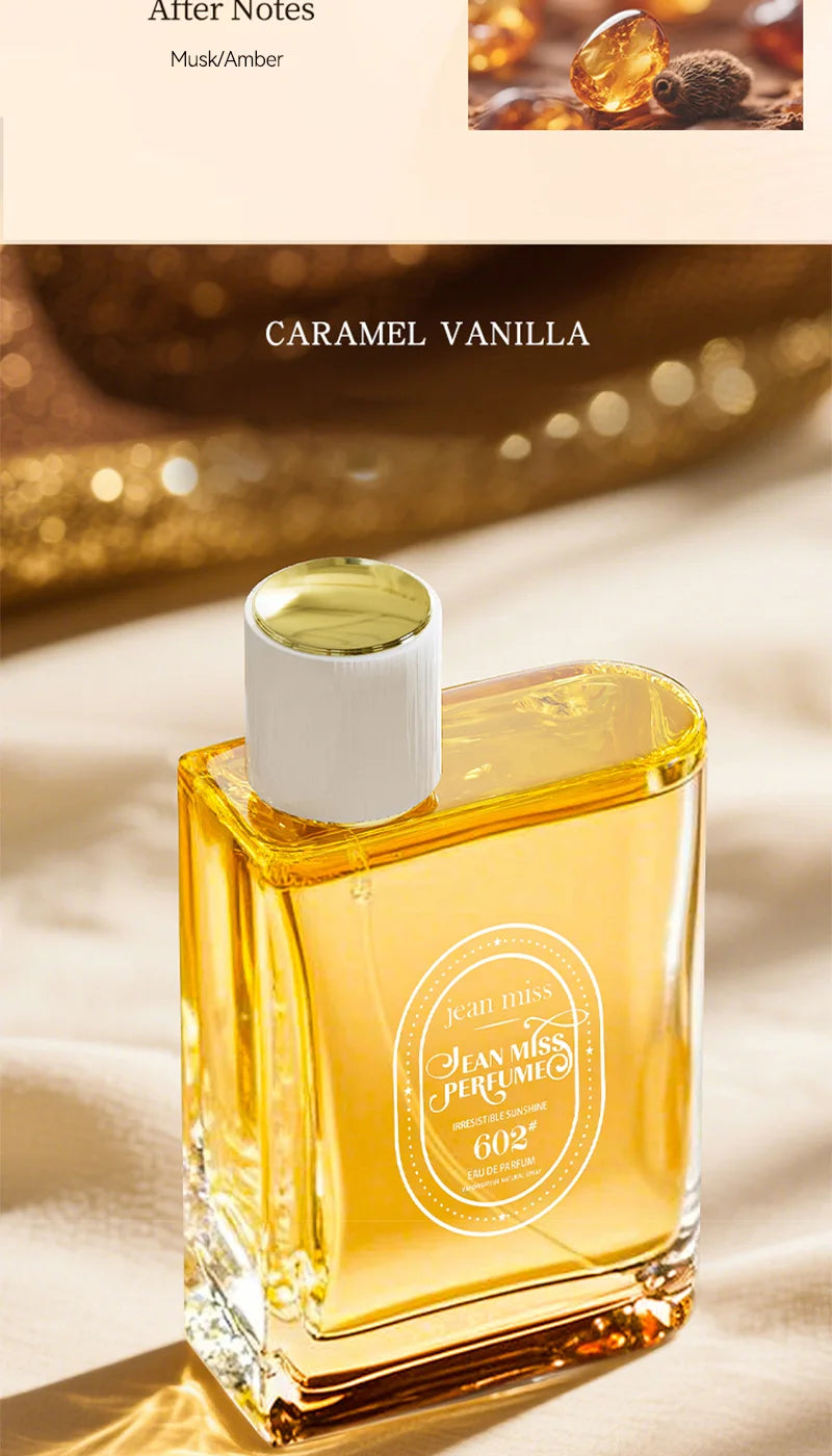 Women Perfume Long-lasting Fresh Caramel Vanilla - 10H Naturally Refreshing Romantic Encounter Gourmand Sweet EDP Spray - Shello's Creative Boutique