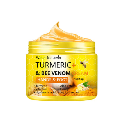 Turmeric Bee Venom Anti-Drying Crack Foot Cream Hand Cracked Repair Skin Removal Care Cream Dead Feet Hand Skin 50g - Shello's Creative Boutique