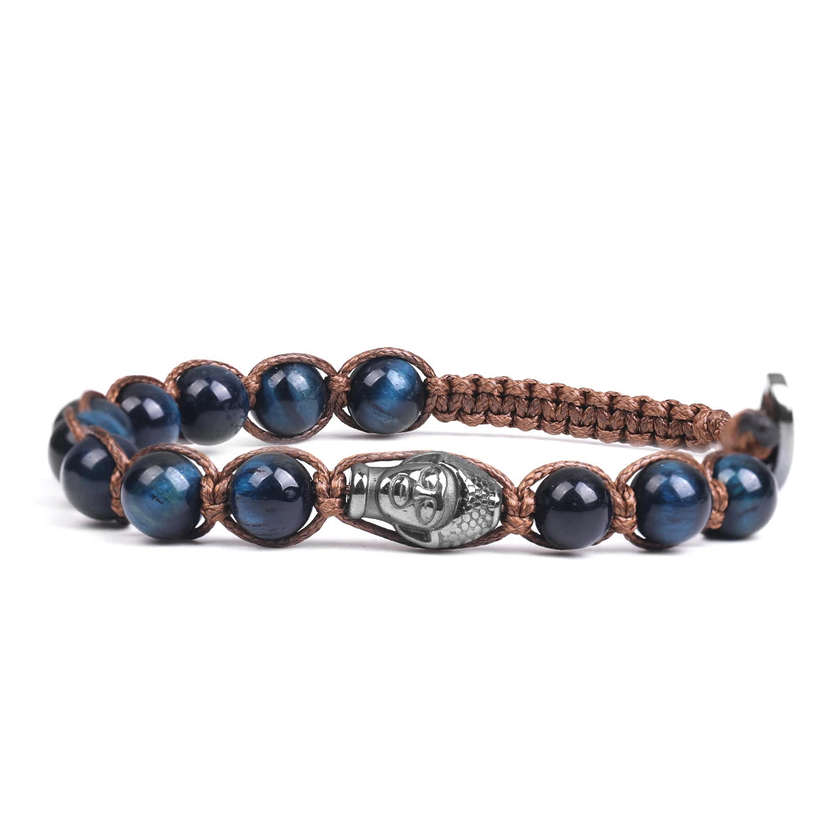 Bracelet Tibetan Buddhism Natural Stone 8mm Beads Red Sandalwood Rosary Healing Meditation Lucky Prayer Bracelet Men Women