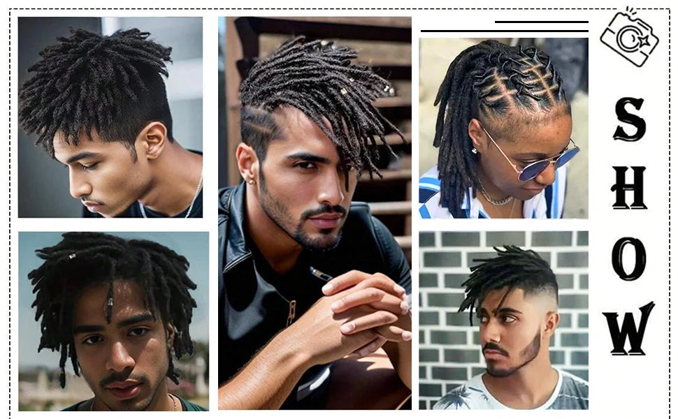 Dreadlocks Extensions Synthetic Dreads Hair  Reggae Hip-hop Synthetic Afro Kinky Style Locs Extensions For Men/Women - Shello's Creative Boutique
