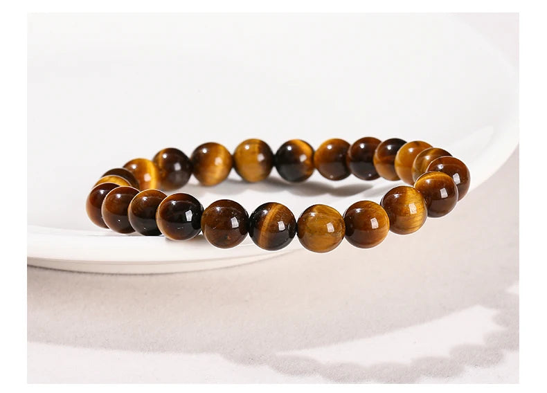 Yellow Tiger Eye & Glass Jewellery Making Beads – DIY Bracelet & Necklace Supplies