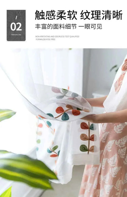 Punch-Free Window Curtains - Easy Install Sheer Drapes for Bedroom - Shello's Creative Boutique