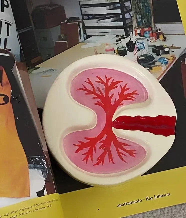 Pink Lung Ashtray – Funny Resin Desktop Cigarette Ash Tray