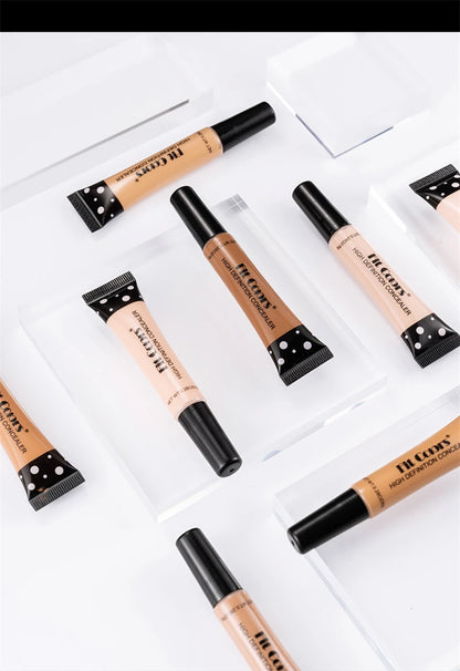 Nude Makeup Facial Foundation Waterproof Cover Blemish Base Fluid Concealer Oil Control Lasting Brighten Skin BB Cream Cosmetics - Shello's Creative Boutique