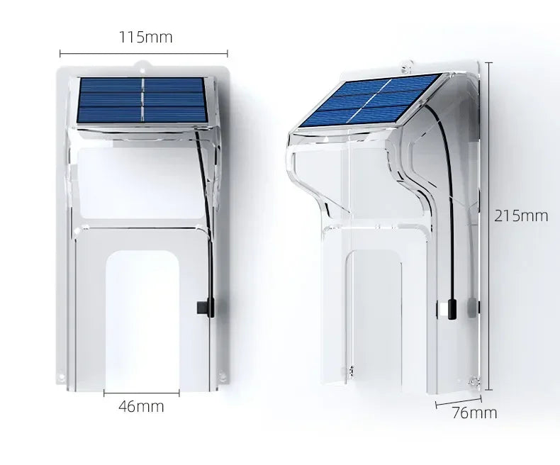 Outdoor Solar Wireless Video Doorbell with WiFi & Waterproof Cover