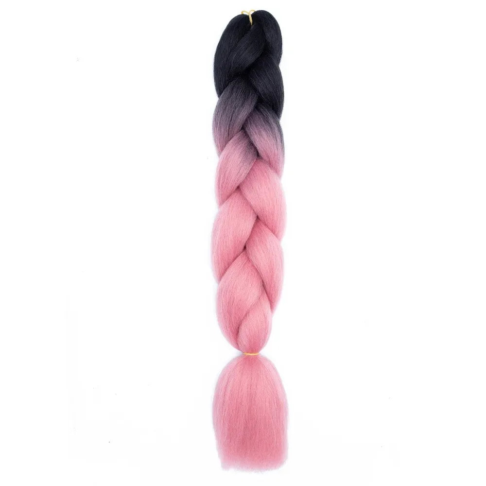 Jumbo Braiding Hair - Pre-Stretched Red White Blue Patriotic Twist Braids - Shello's Creative Boutique