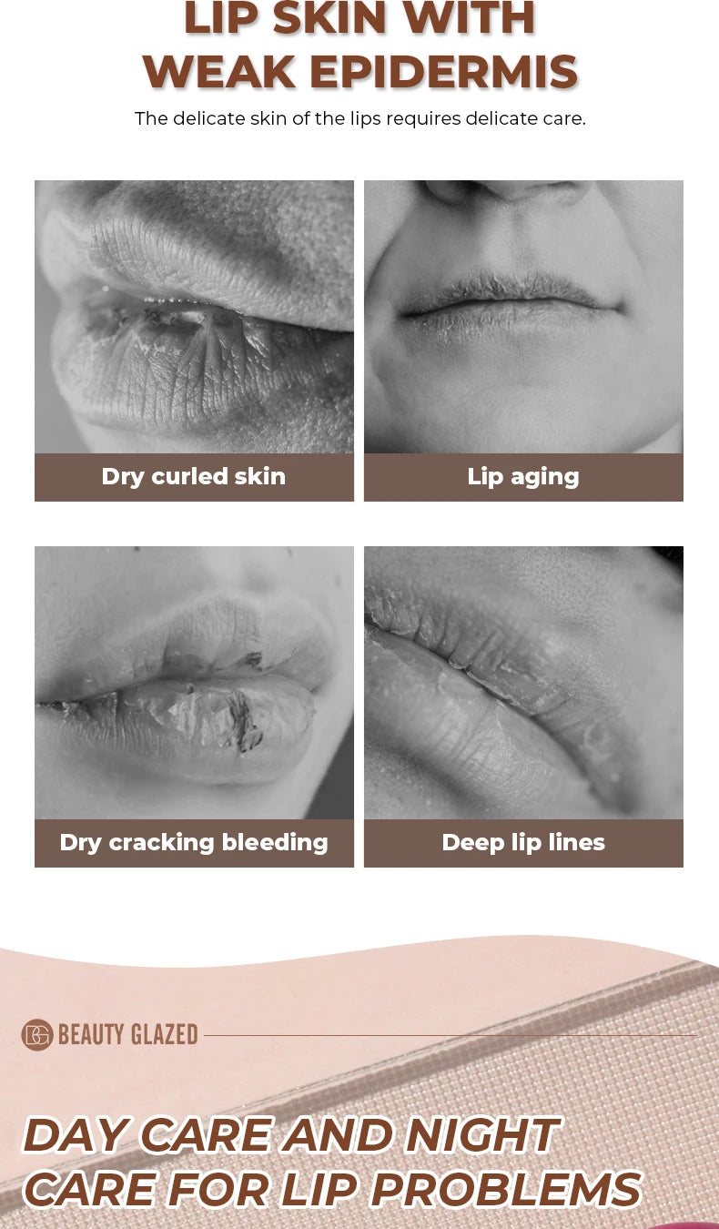 BEAUTY GLAZED 4Color Lipgloss Lip Oil Teens Moisturizing Lipstick Lip Balm High Shine And Lip Gloss Long-Lasting Dry Lip Care - Shello's Creative Boutique