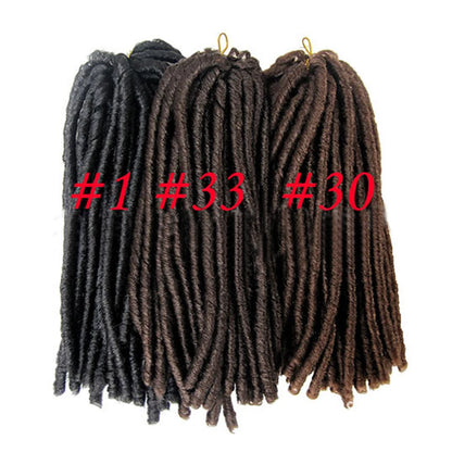 Afro Locs Synthetic Braiding Hair 14-15 Inch - 15 Strands Soft Crochet Locs - Shello's Creative Boutique