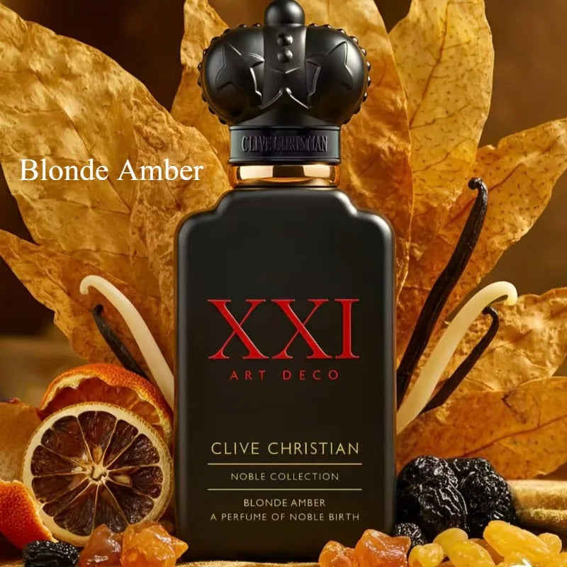Clive Christian Amberwood Fresh Unisex Perfume 50ml – Long Lasting Elegant Fragrance with Jasmine Rose Sandalwood Amber Musk - Shello's Creative Boutique