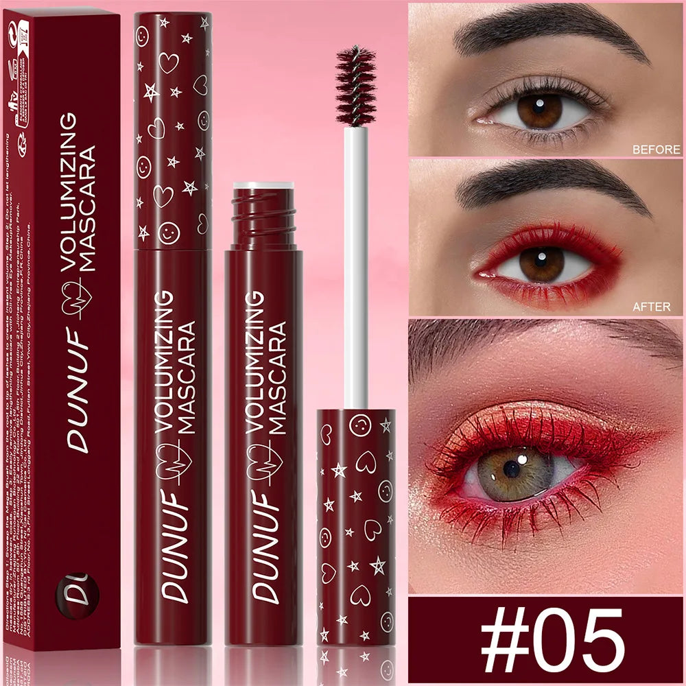 Colorful Curling Mascara Waterproof Fast Drying Eyelashes Extension Multicolor Lashes Makeup Lasting Waterproof White Mascara - Shello's Creative Boutique