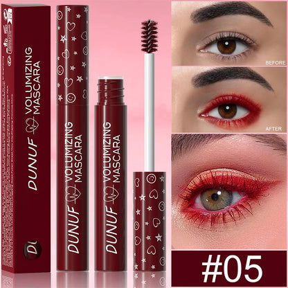 Colorful Curling Mascara Waterproof Fast Drying Eyelashes Extension Multicolor Lashes Makeup Lasting Waterproof White Mascara - Shello's Creative Boutique