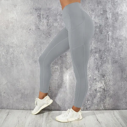 Women's High-Waisted Gym Leggings with Pockets