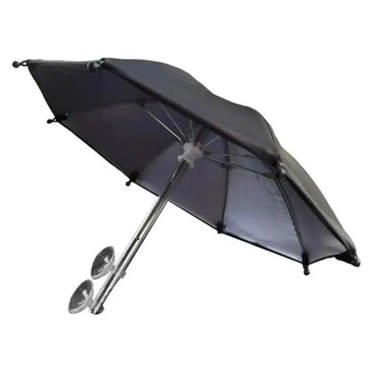 Mobile Phone Parasol Sun Shade – Anti-Glare UV Shield Phone Umbrella with Car Holder