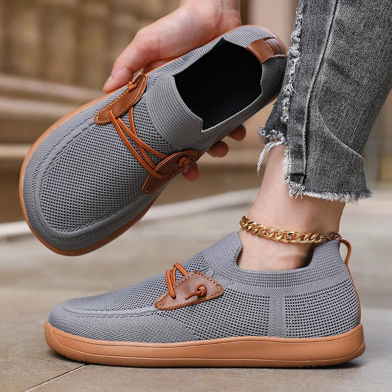 Women's Wide Footed Barefoot Sneakers - Minimalist Mesh Zero Drop Shoes - Shello's Creative Boutique