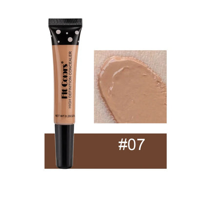 Nude Makeup Facial Foundation Waterproof Cover Blemish Base Fluid Concealer Oil Control Lasting Brighten Skin BB Cream Cosmetics - Shello's Creative Boutique