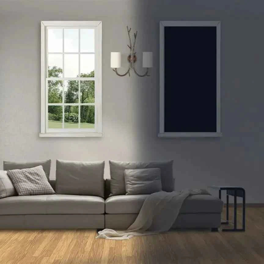 DIY Portable Travel Blackout Curtain Blind Window Thermal Insulated Kitchen Curtains Stick On Non-perforated Black Cloth