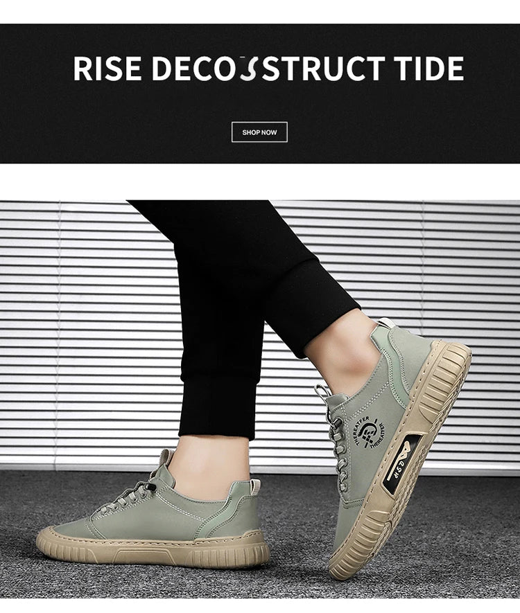 Men's Lace-Up Casual Shoes