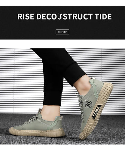 Men's Lace-Up Casual Shoes