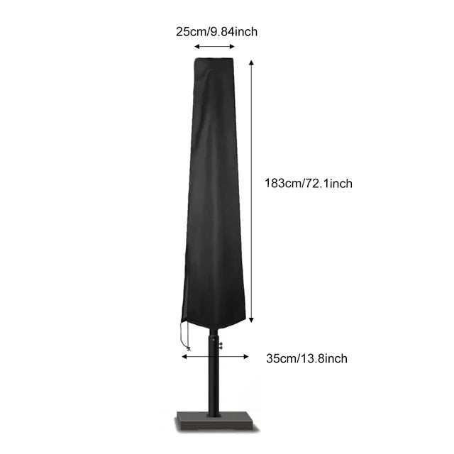 Waterproof Elastic Parasol Cover — Outdoor Umbrella Protection in 6 Sizes