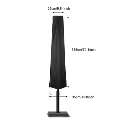 Waterproof Elastic Parasol Cover — Outdoor Umbrella Protection in 6 Sizes