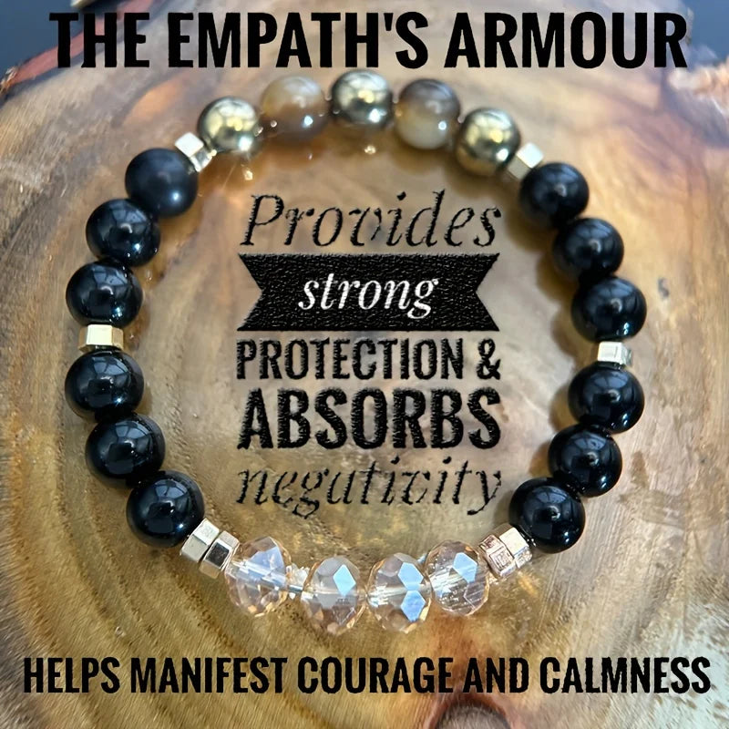 1pc/Empath's Armor Protection Bracelet High Quality Women Men Stress Relief Jewelry Gift