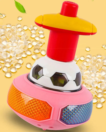 8cm Gyroscope Children Toys Music Luminous Magic Rotating Launch Cartoon Colorful Flashing Spinning Top Children Toys Shello's Creative Boutique