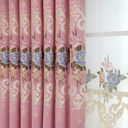 European High-End Luxury Blackout Curtains - Modern Minimalist Drapes for Living Room & Bedroom - Shello's Creative Boutique