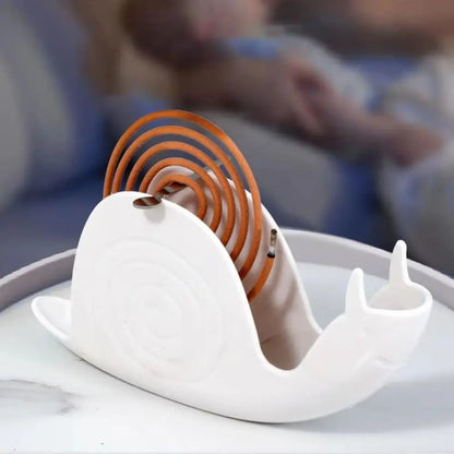 Mosquito Coil Holder & Ash Tray – Snail Shape Fireproof Rack