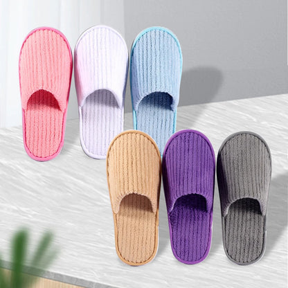 Disposable Guest Slippers - 3 Pairs Non-Slip Indoor Set - Shello's Creative Boutique
