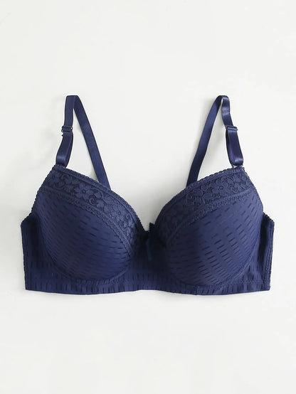 Beauwear Plus Size Minimizer Bra – Full Cup No-Padding Brassiere with Convertible Straps (C–E Cup, 42–48 Band)